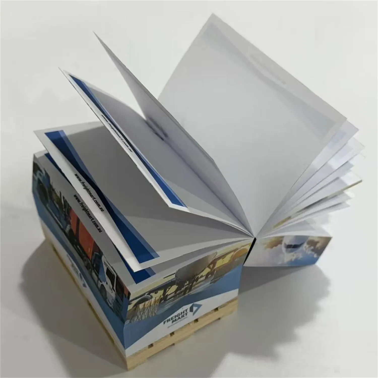 Custom Pallet Shaped Sticky Notes - Low MOQ