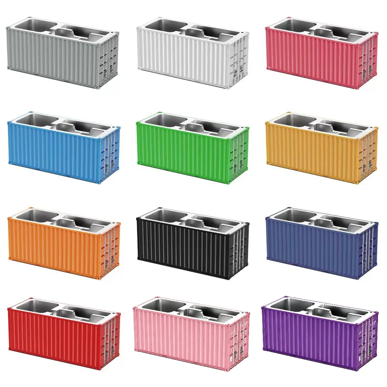 Industrial Style Container Organizer - Unique Gift