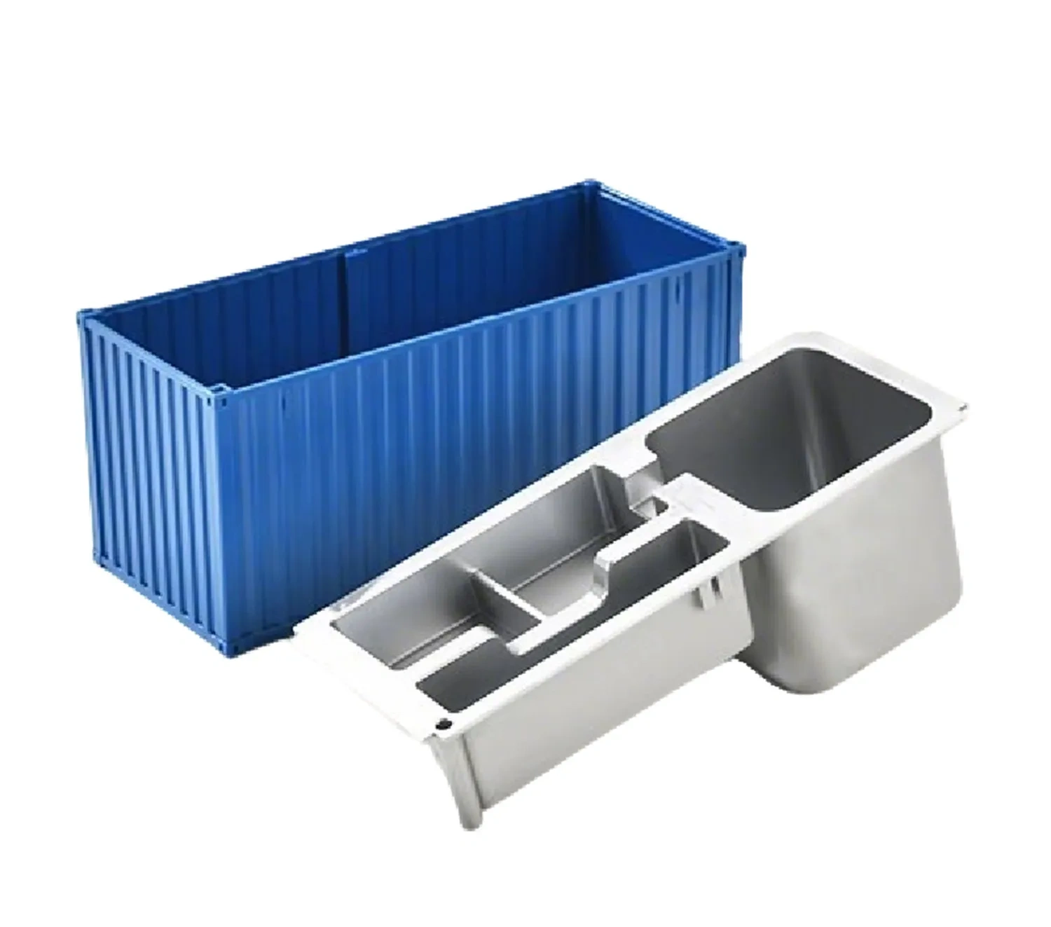 Industrial Style Container Organizer - Unique Gift