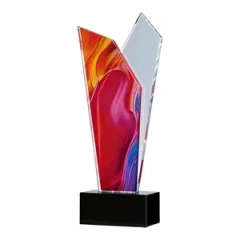 Unique V-Shaped Crystal Award SmallOrders Wholesale