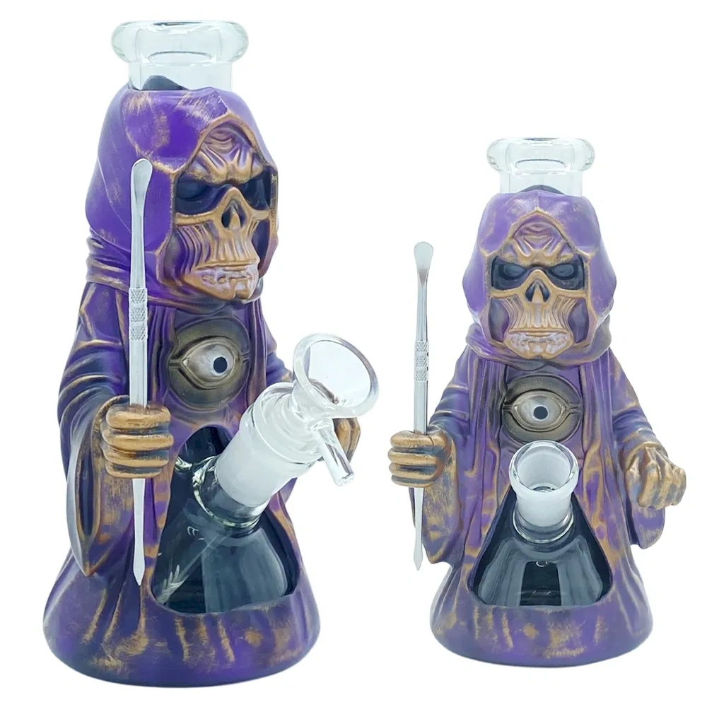 Custom Grim Reaper Clairvoyant Resin Water Pipe