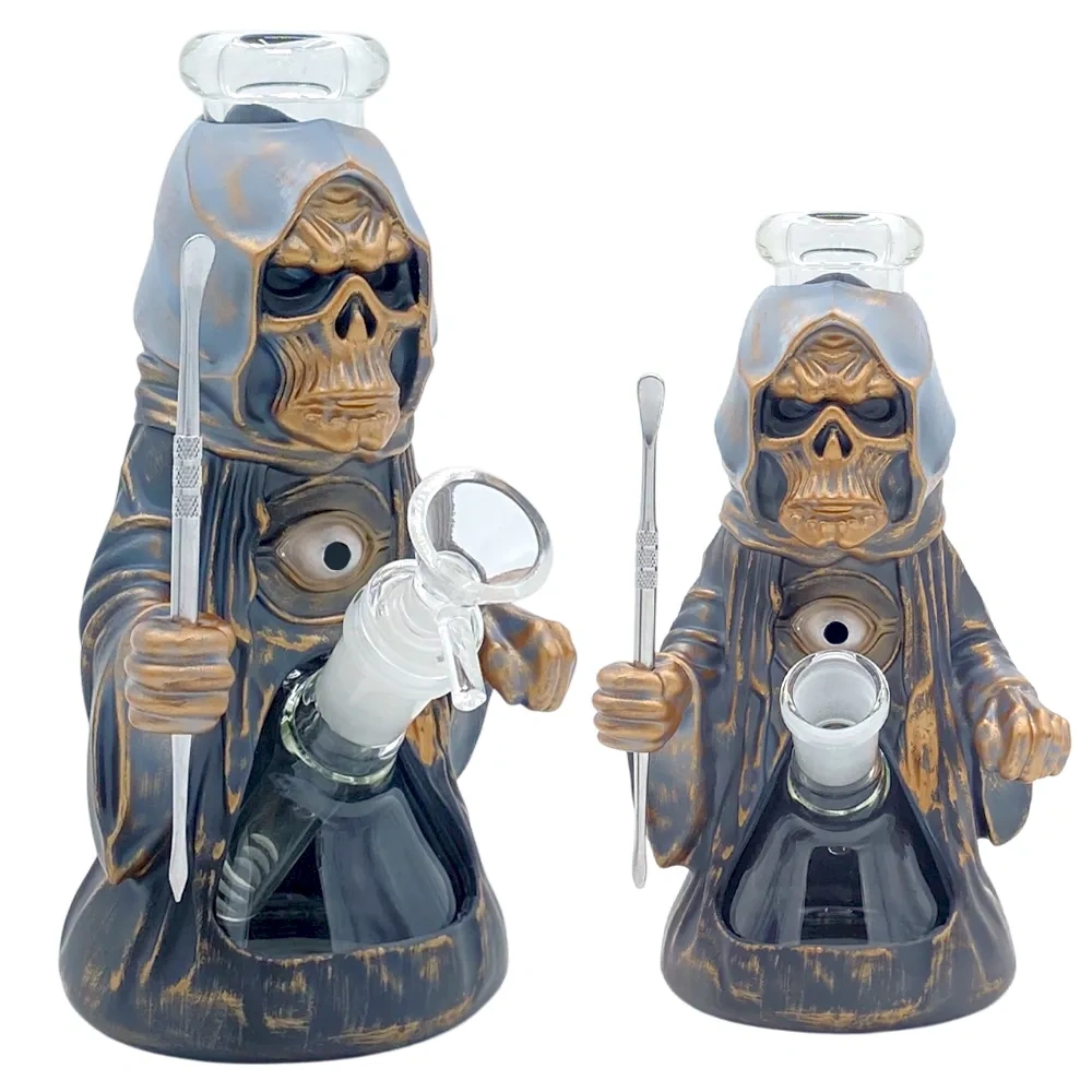 Custom Grim Reaper Clairvoyant Resin Water Pipe