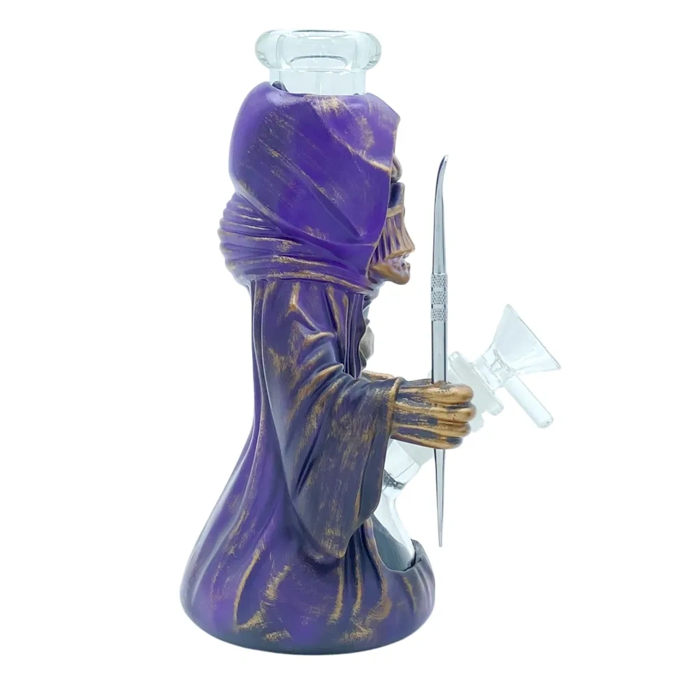 Custom Grim Reaper Clairvoyant Resin Water Pipe