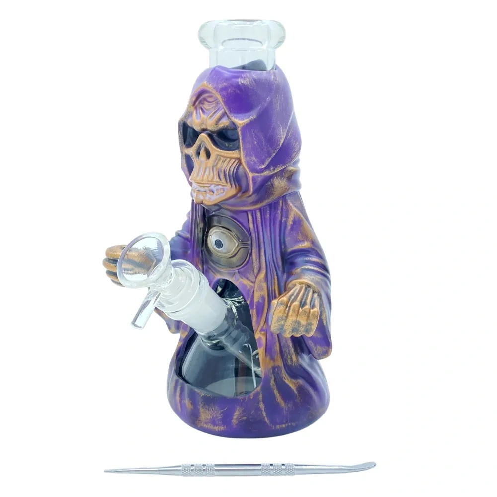 Custom Grim Reaper Clairvoyant Resin Water Pipe