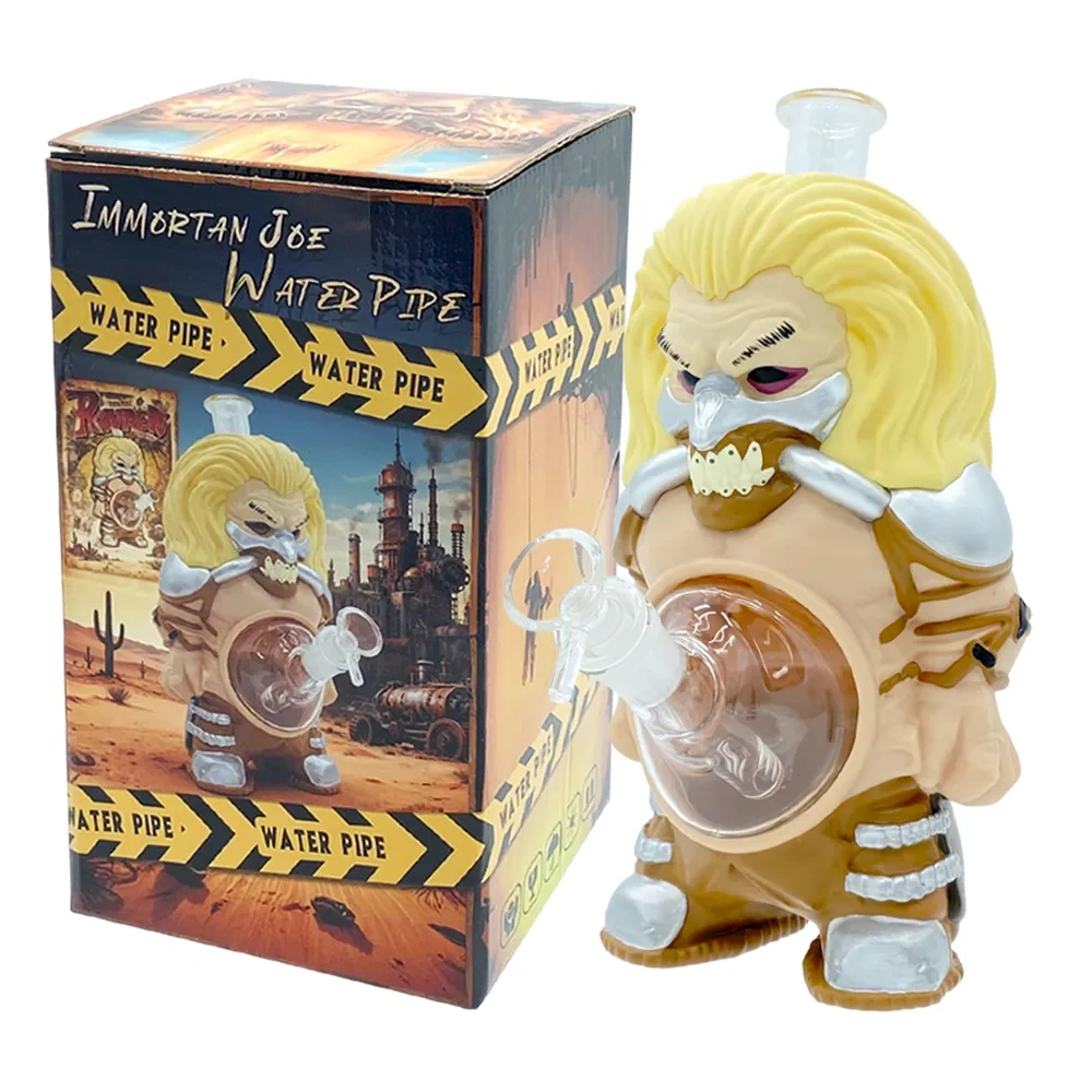 Custom Immortan Joe Mad Max Style Resin Glass Water Pipe