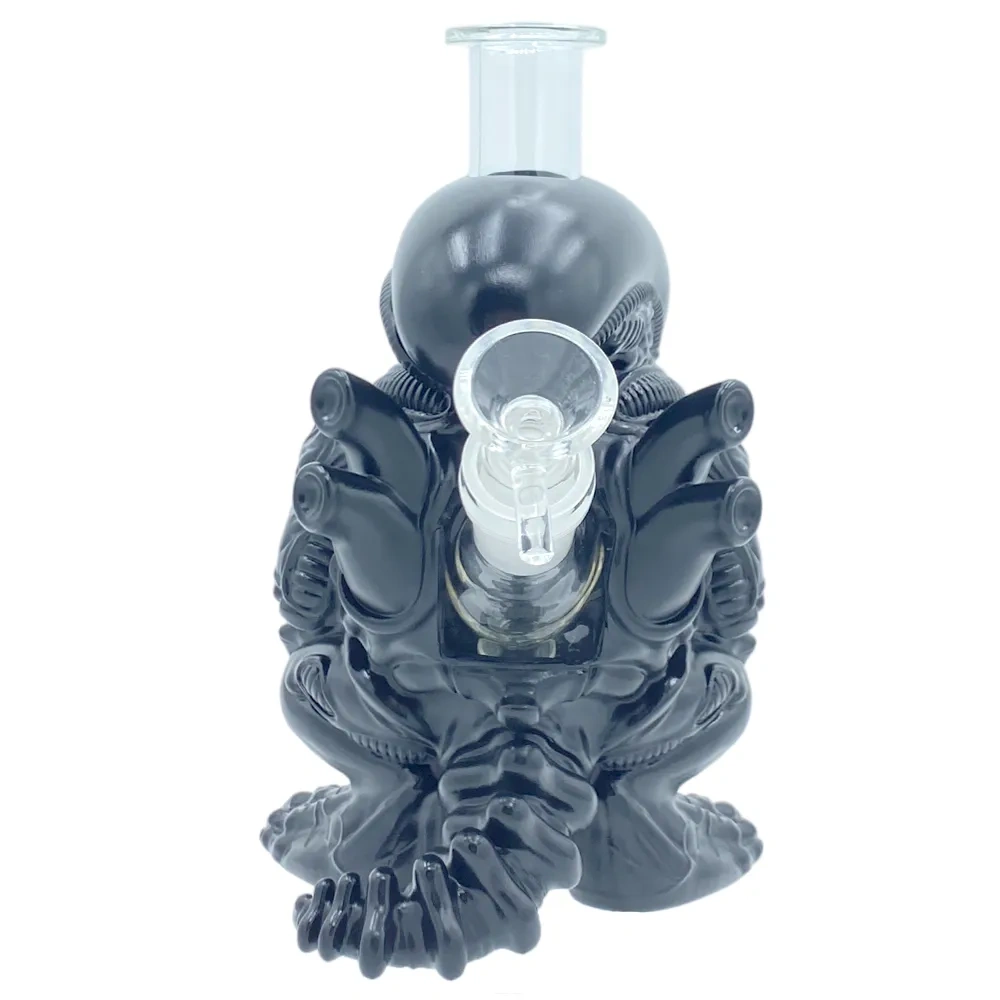 Custom Xenomorph Alien Style Resin Glass Water Pipe