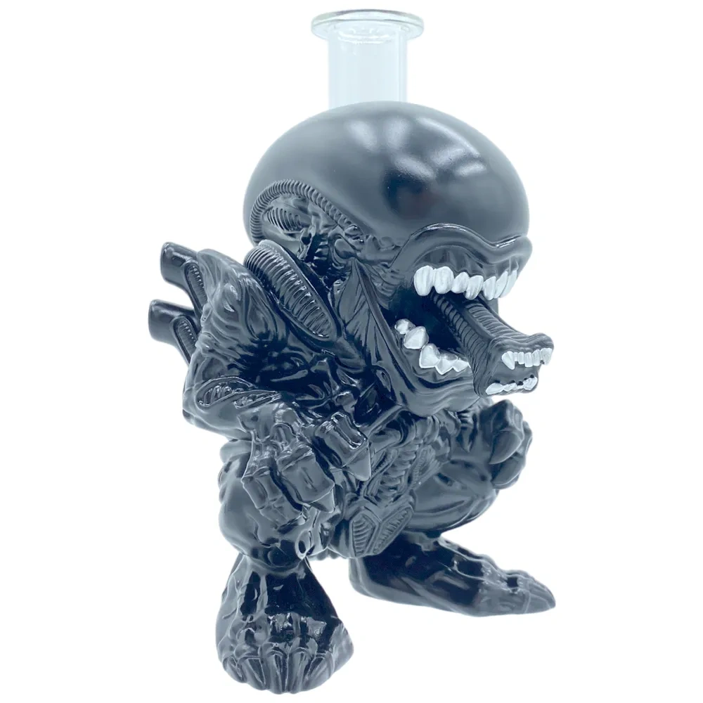 Custom Xenomorph Alien Style Resin Glass Water Pipe