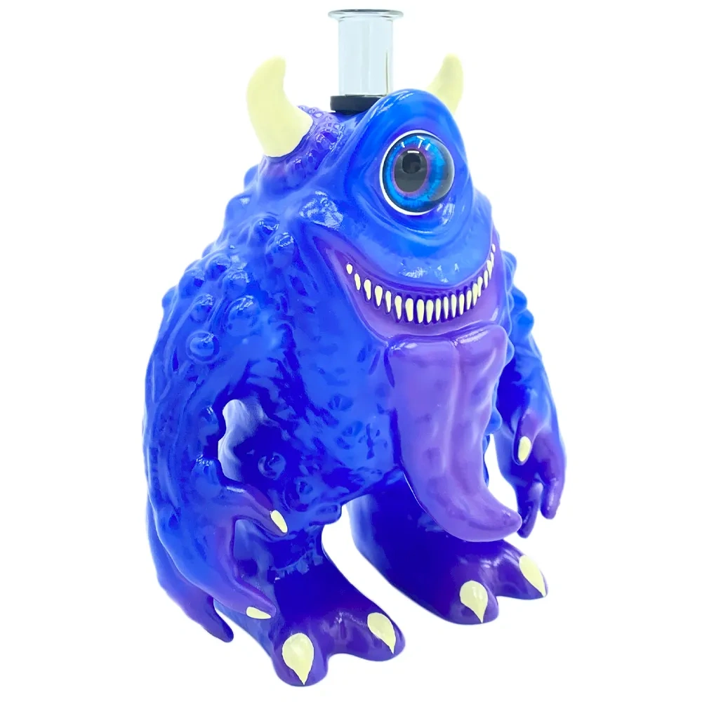 Custom One-Eyed Monster Resin Glass Water Pipe Set