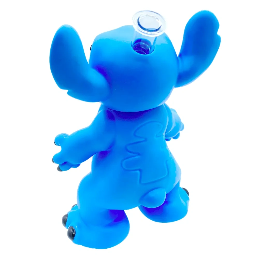 Custom Stitch Lilo & Stitch Style Resin Glass Water Pipe Set