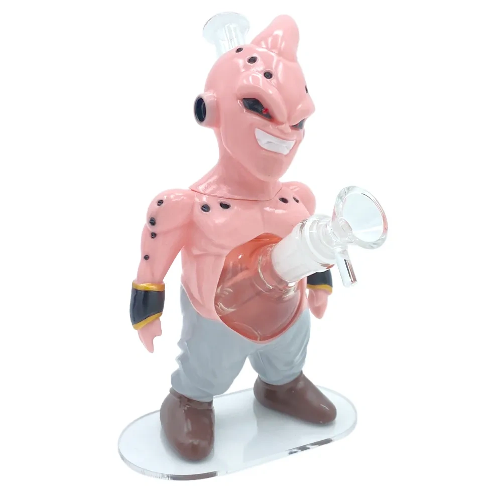 Custom Majin Buu Dragon Ball Z Style Resin Glass Water Pipe