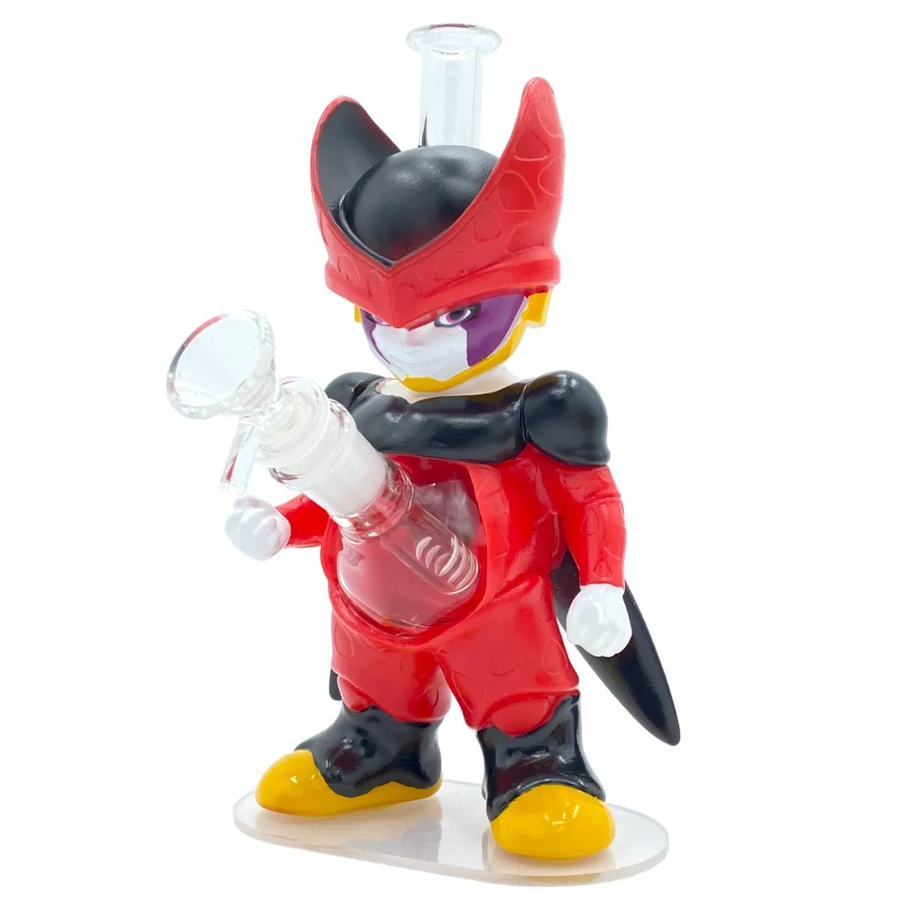 Custom Cell Dragon Ball Z Style Resin Glass Water Pipe Set