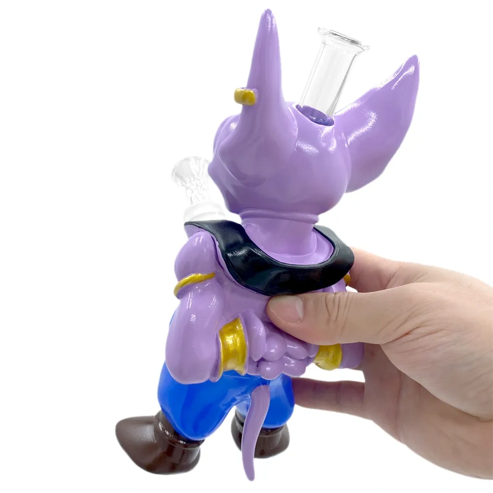 Custom Beerus Dragon Ball Super Style Resin Glass Water Pipe