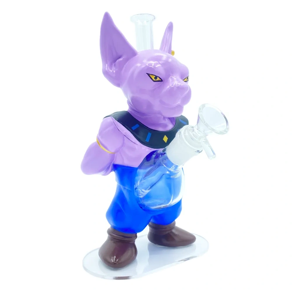 Custom Beerus Dragon Ball Super Style Resin Glass Water Pipe
