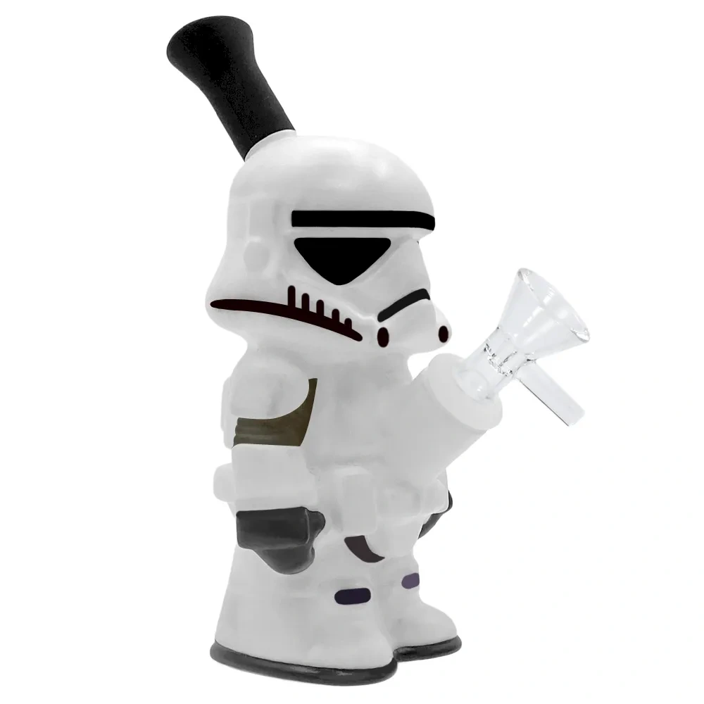 Custom Stormtrooper Star Wars Style Silicone Water Pipe Set