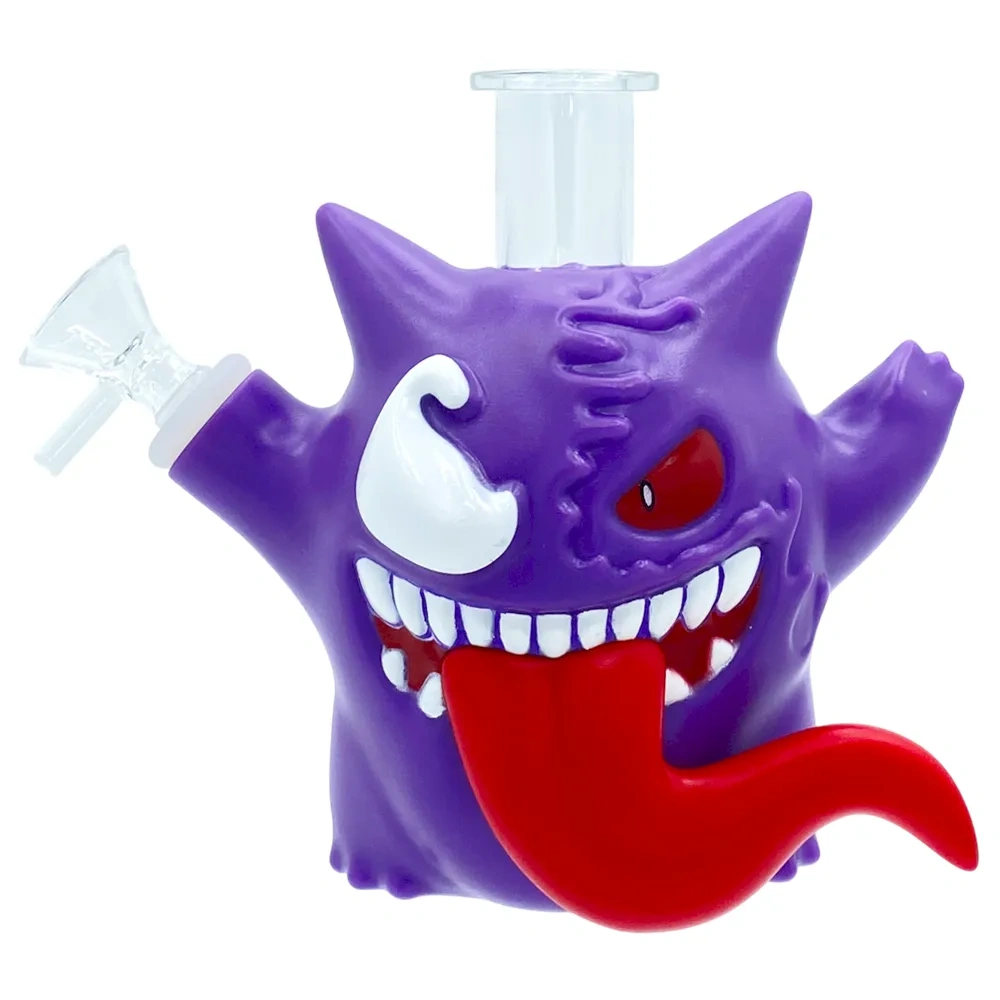 Custom Venom Gengar Mashup Resin Glass Water Pipe