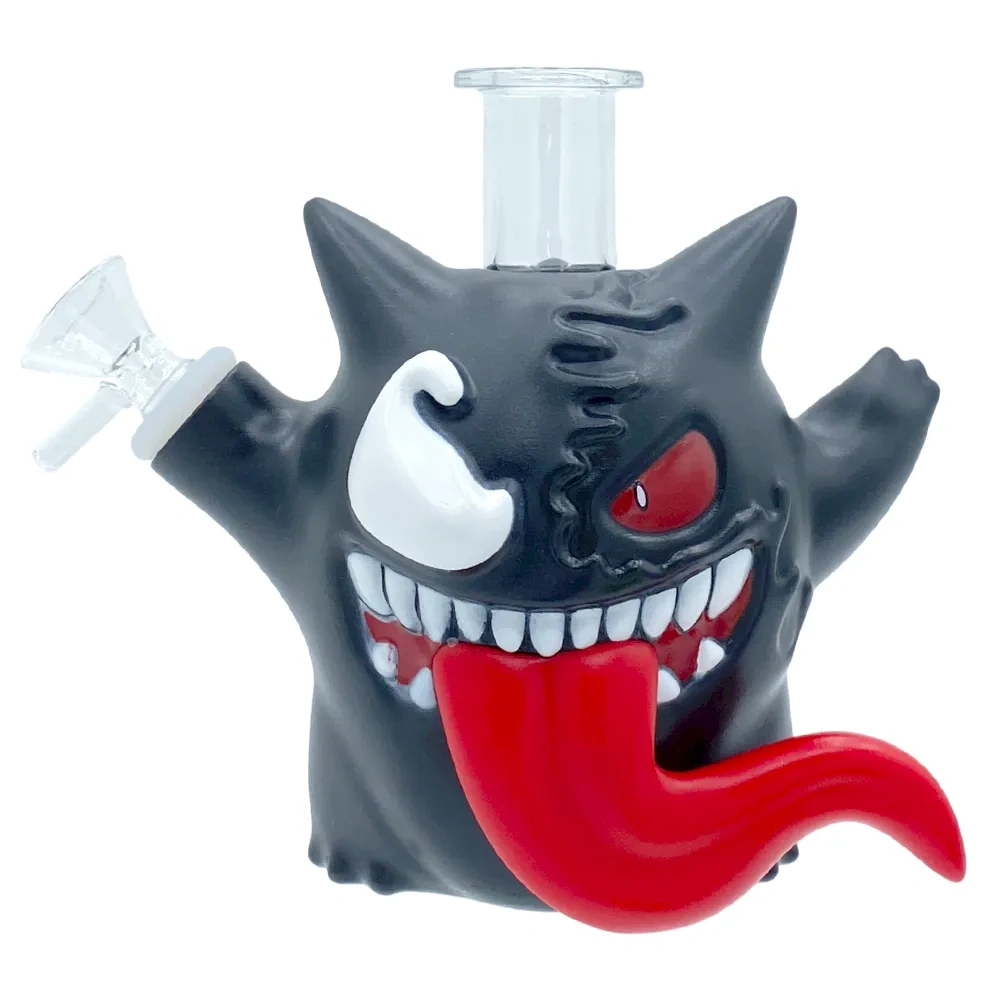 Custom Venom Gengar Mashup Resin Glass Water Pipe
