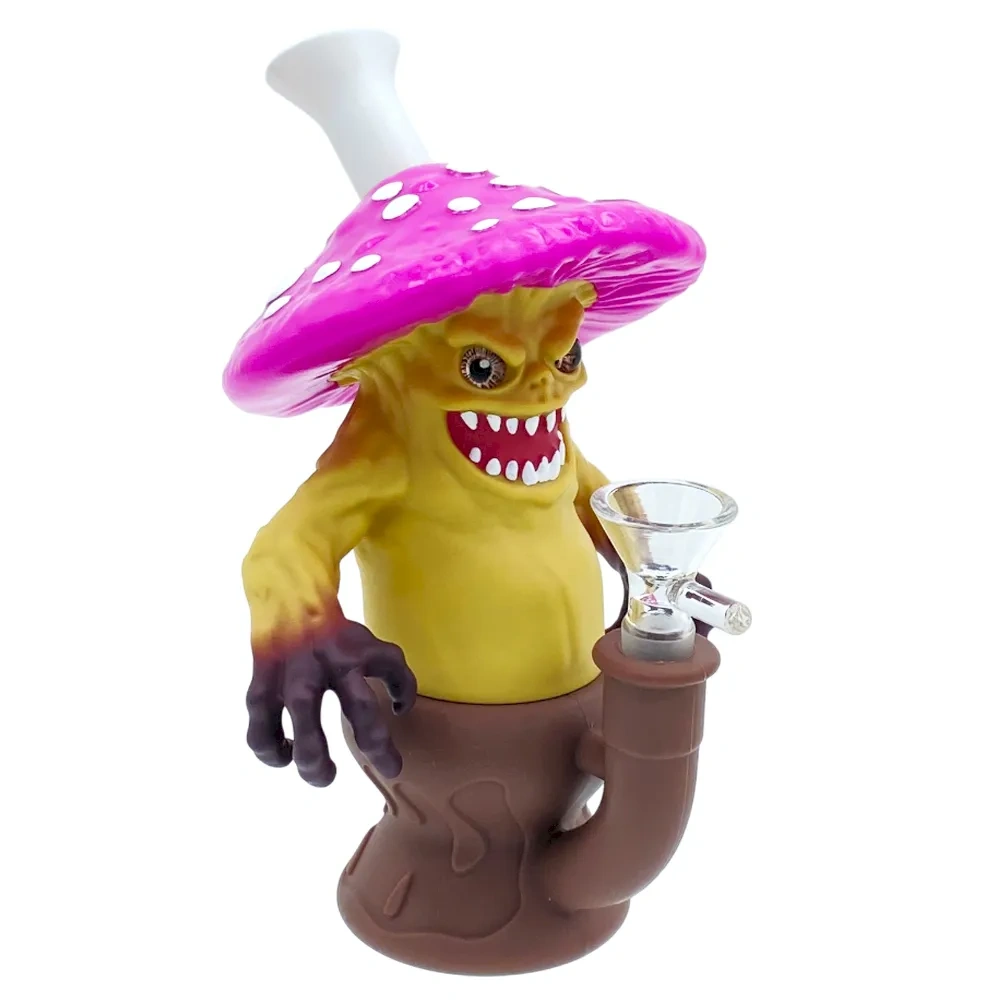 Custom Mushroom Monster Resin Glass Water Pipe