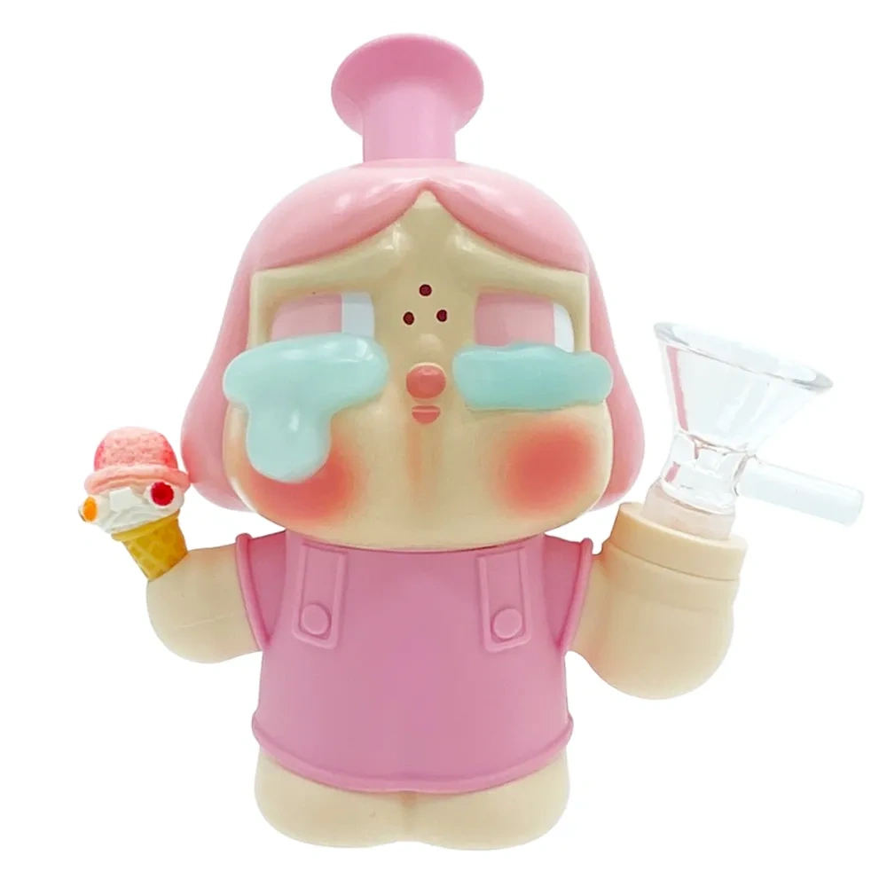 Custom Crying Baby Doll Themed Resin Glass Water Pipe