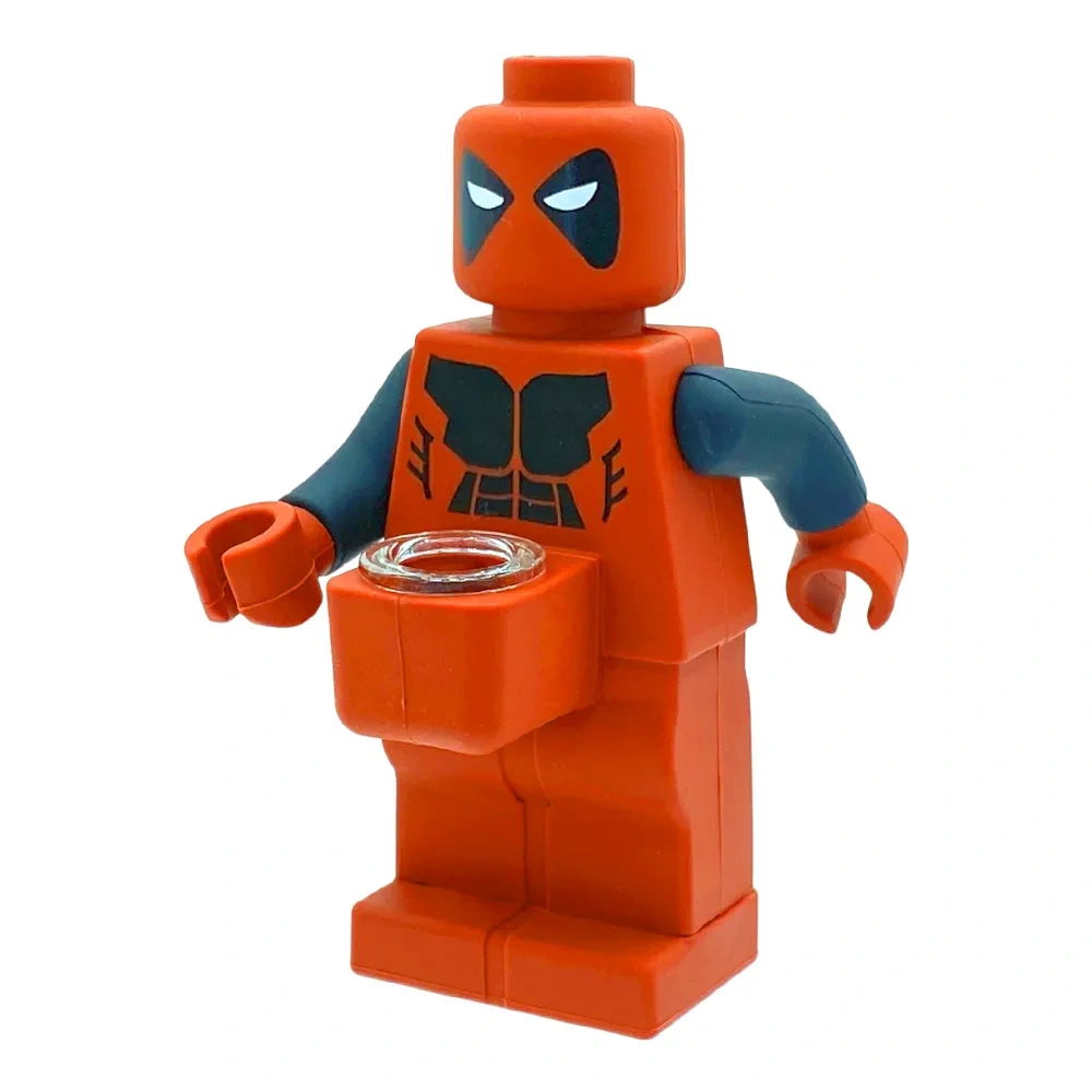 Custom Spider-Man Lego Style Resin Glass Water Pipe