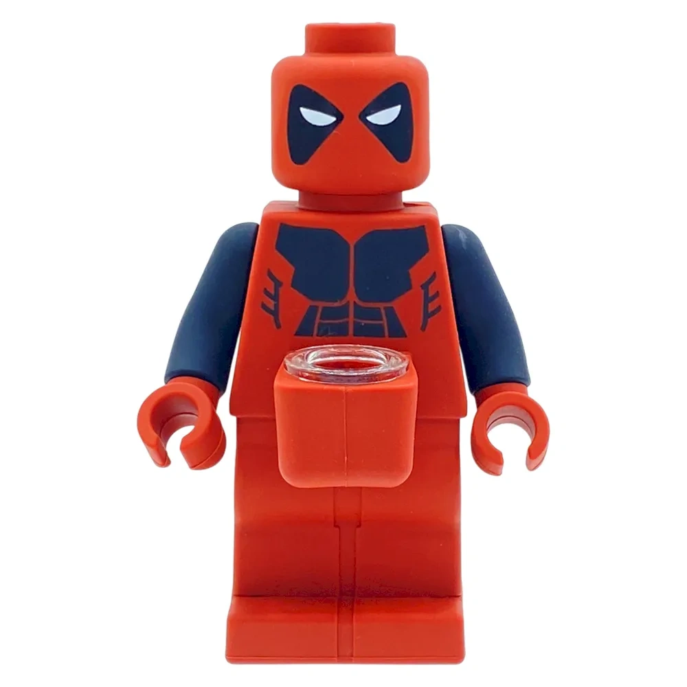 Custom Spider-Man Lego Style Resin Glass Water Pipe