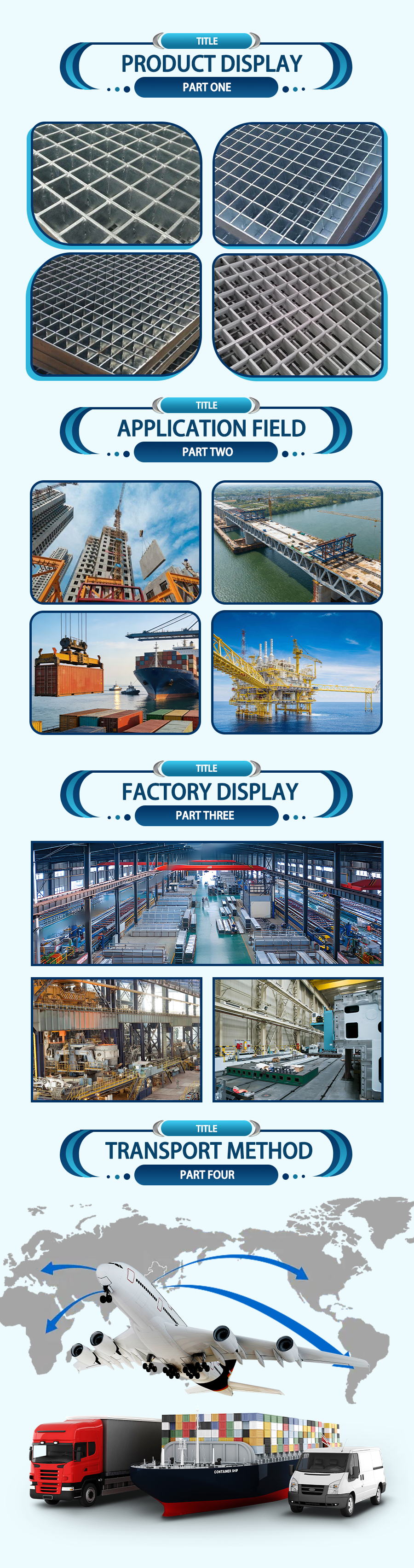 Interlocked Steel Grating