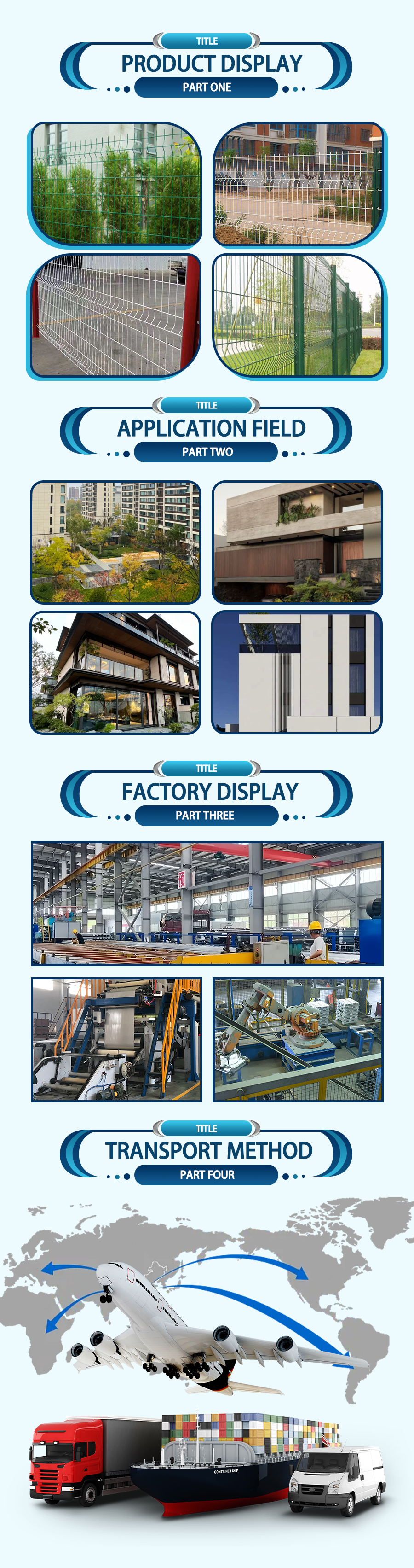 Residential Community Fence Net