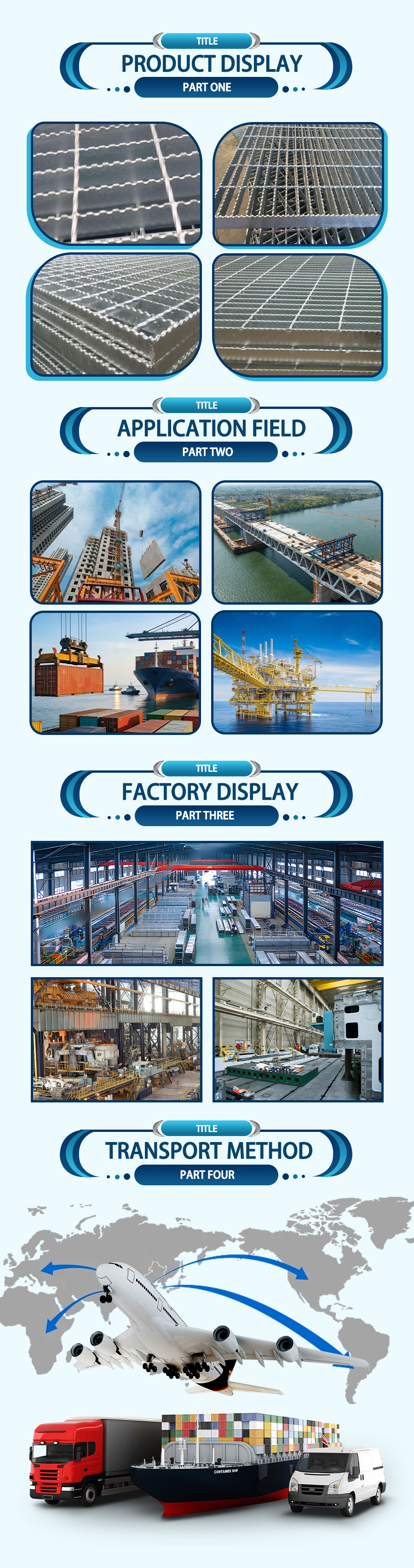 Anti-slip Steel Grating