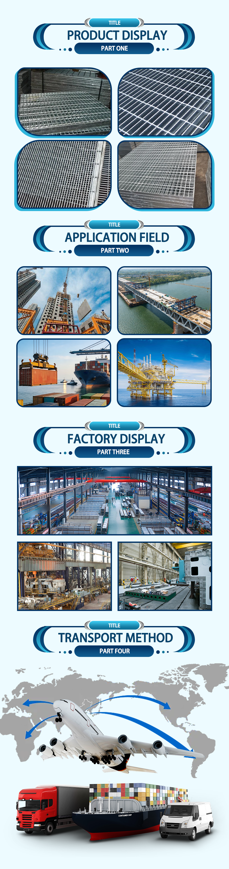 Dense-type Steel Grating