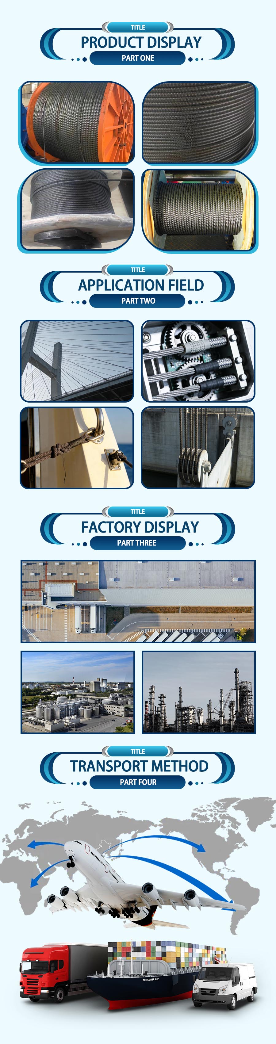 Independent Wire Rope Core (IWRC/IWS) Wire Rope