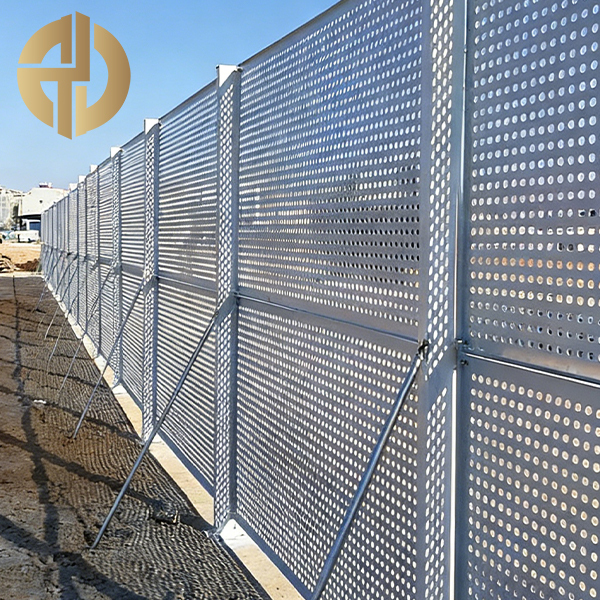 Windproof Punched Construction Fence