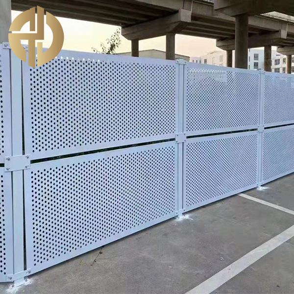 Windproof Punched Construction Fence