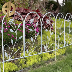 Decorative Coated Fence for Courtyards