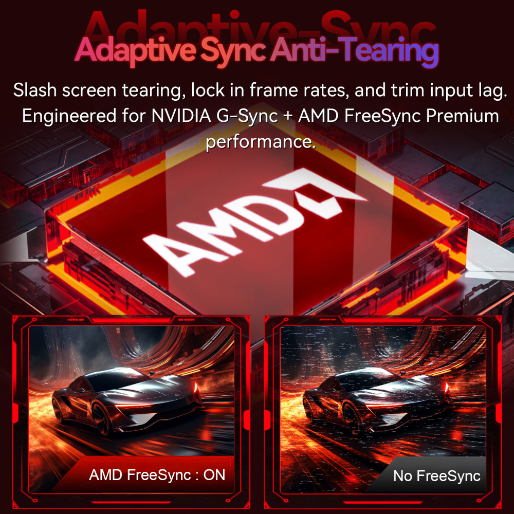 32 Inch 4K 160Hz Curved Gaming Monitor with AMD FreeSync Premium, 1500R, 95% DCI-P3, HDMI 2.1