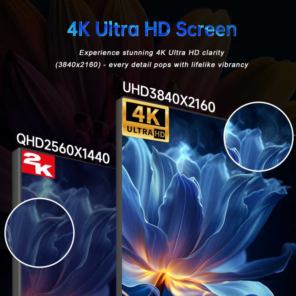 ETiansu 4K Gaming Monitor 28Inch 144Hz IPS Monitor,Featuring AMD FreeSync Premium for tear-free action and a vibrant 95% DCI-P3 color gamut,Height Adjustable Stand,HDMI 2.1