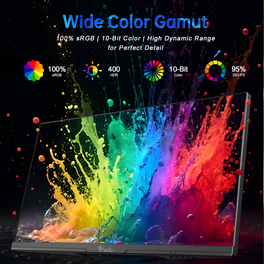 ETiansu 4K Gaming Monitor 28Inch 144Hz IPS Monitor,Featuring AMD FreeSync Premium for tear-free action and a vibrant 95% DCI-P3 color gamut,Height Adjustable Stand,HDMI 2.1