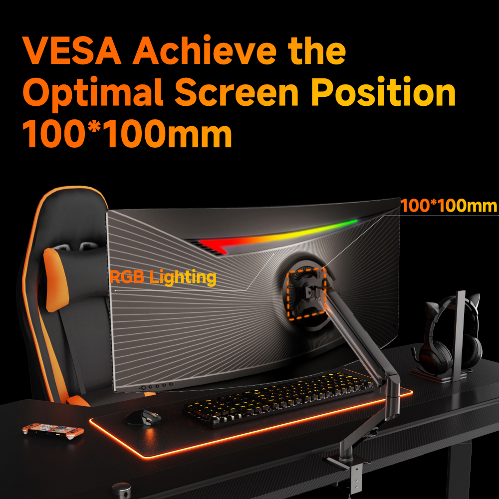 ETiansu 34Inch Curved Gaming Monitor 240Hz Ultrawide,1500R, 0.5ms, AMD FreeSync,UWQHD, 125% sRGB, HDMI 2.1, DP 1.4,Built-in Speakers,VESA Mountable