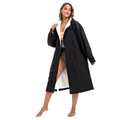 Black White Advance Changing Robe Long Sleeve