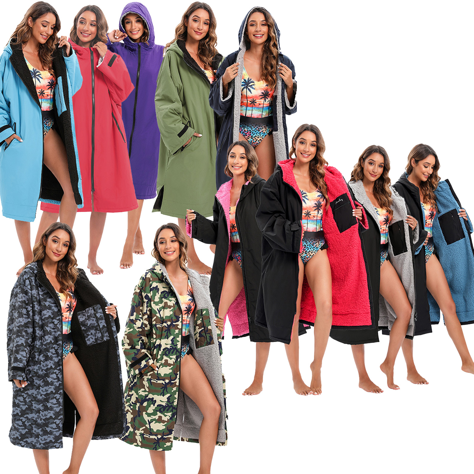 Wholesale Waterproof Changing Robe for Men & Women | Quick-Dry Swim & Surf Robe on Sale