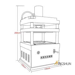 Ice Crack Stone Stamping Machine KSS-100