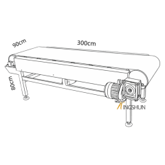KSC-530 Conveyor Belt Machine-Slate Stone Handling Conveyors