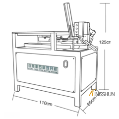 KSM-125 Stone Splitting Machine -Small Automatic Mosaic Stone Splitting Machine
