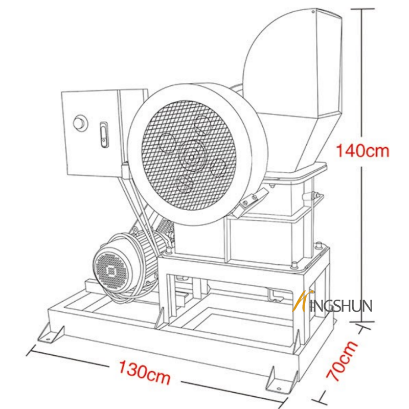 KSP-1218 Stone crusher Machine -stone crusher for crushing granite and marble waste