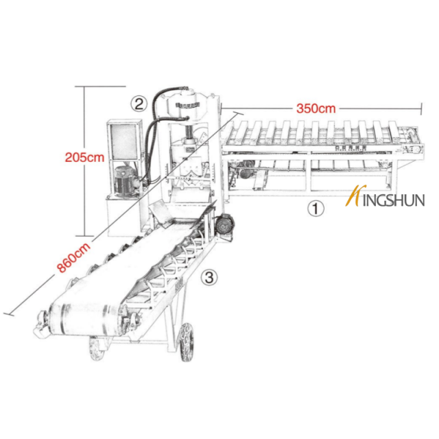 Stone Splitting Machine -Hydraulic Hoofed Stone Splitting Machine Cubes and Blocks Paving Stone Splitter