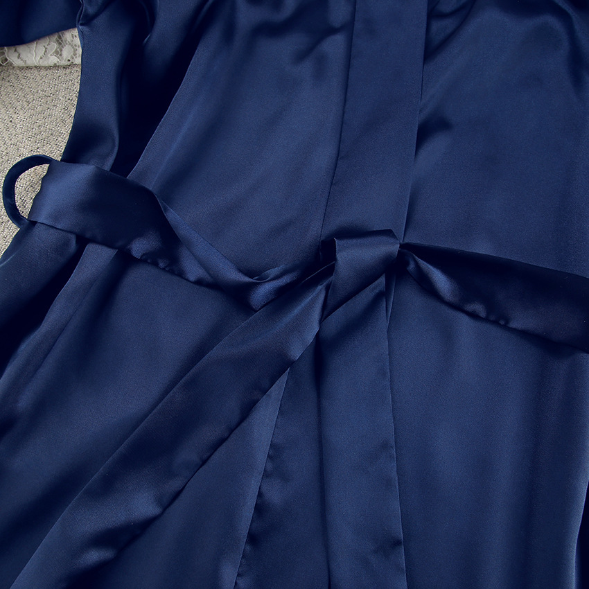 New Feather Long Loose Robe