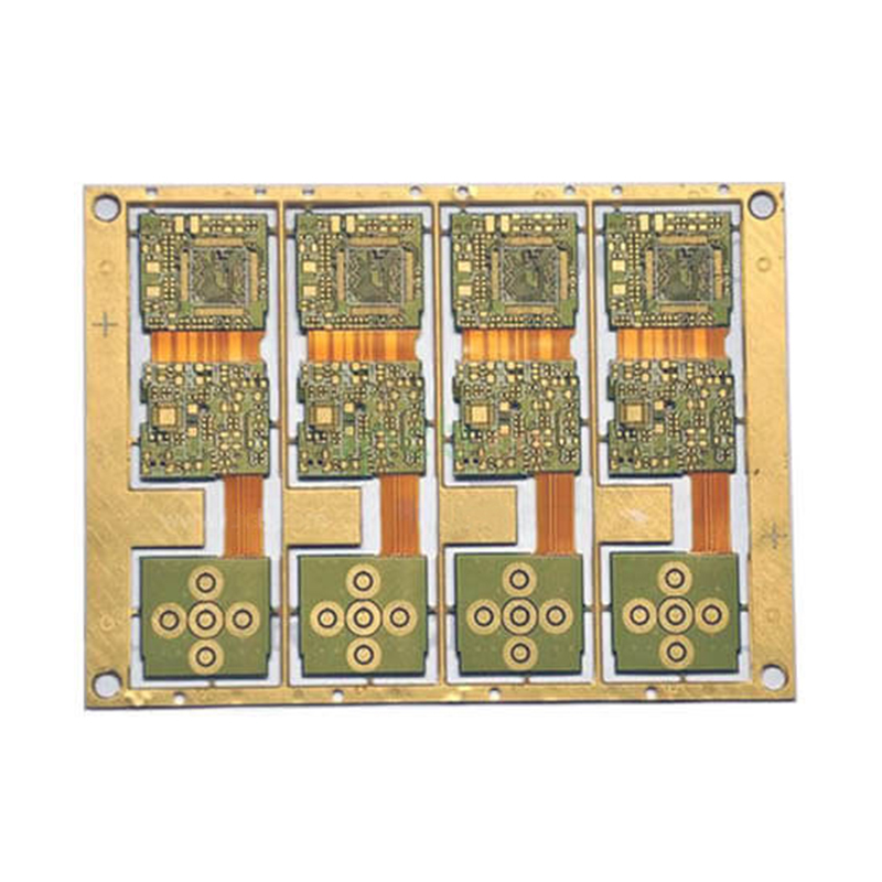 Yellow soldermask Rigid-Flex PCB(R-FPCB)