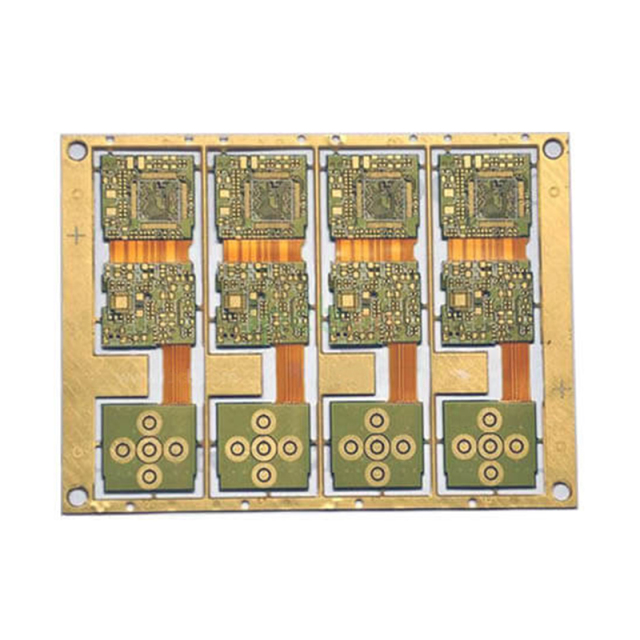 Yellow soldermask Rigid-Flex PCB(R-FPCB)