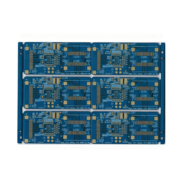 Double sided PCB board for relay protection