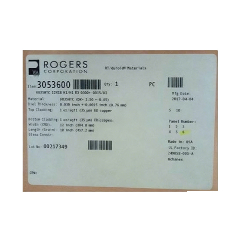 RT Duroid6035 High Frequency RF PCB