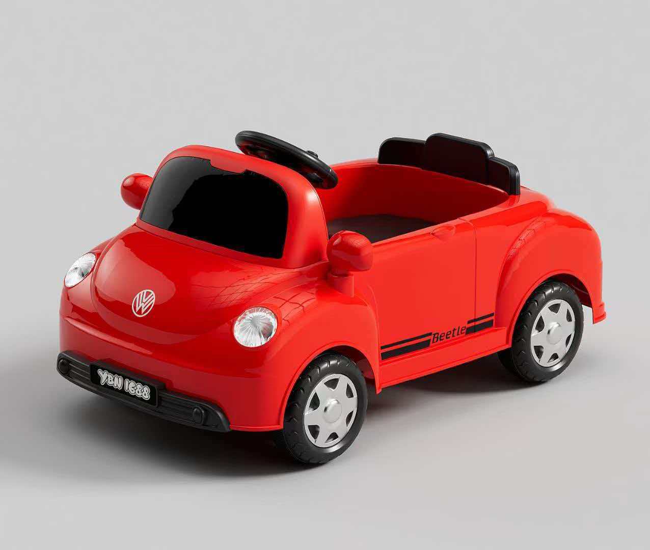 cartoon car Kids Electric Car - Single/Dual Drive & Battery, Swing Function, Remote Control Steering