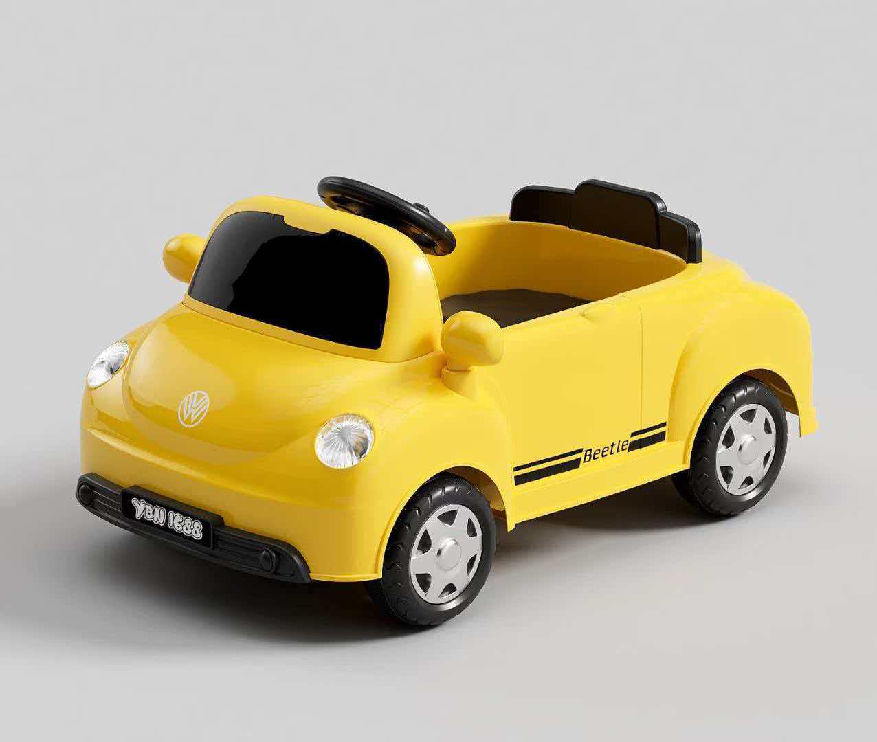 cartoon car Kids Electric Car - Single/Dual Drive & Battery, Swing Function, Remote Control Steering